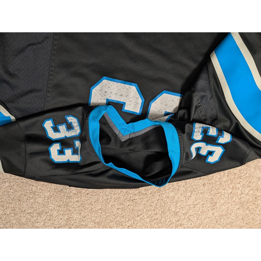 Nike D'Onta Foreman Carolina Panthers Jersey Mens 3XL Black Home NFL Football 33 - Picture 13 of 13